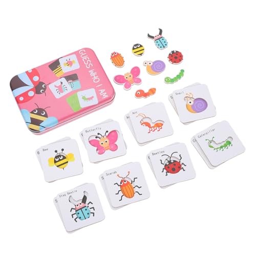 1 Set Kognitives Matching Puzzle Alphabet Lernkarten Puzzle Für Kleinkinder Passende Bilder Puzzle Lernspielzeug Für Kinder Buchstaben Lernspiel Kinder Trainingsspielzeug COSMEVIVI von COSMEVIVI