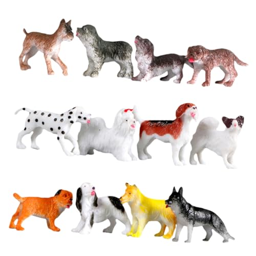 COSMEVIVI 1 Miniatur Hundemodell Hundespielzeug Für Kinder Tiere Spielzeug Mini Spielzeug Hundespielzeug Für Kinder Mini Hundemodell Hündchen Figuren Kleinkind Spielzeug von COSMEVIVI