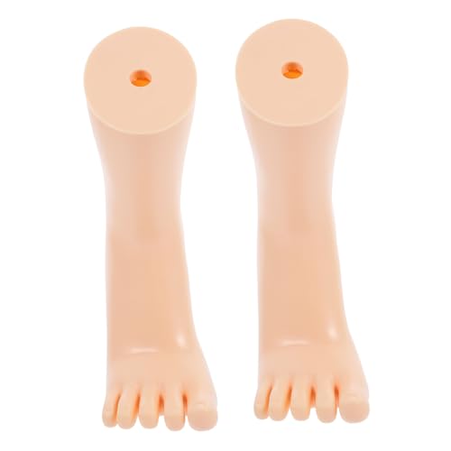 COSMEVIVI 1 Paar Zehensocken Fußsockenmodell Mannequin-fuß Sandalen Maniquine Sandalen-displayhalter Schaufensterpuppenbeine Weiblich Socken-display-form Formen Für Fußkettchen Vinyl von COSMEVIVI