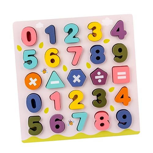 COSMEVIVI 1 Satz Alphabet-Blöcke-Puzzle-Spielzeug 3D-Buchstaben-Rätsel für Kleinkinder Kinderpuzzle Kinder entwicklung kindliche entwicklung frühpädagogisches Angebot Lernspielzeug aus Holz von COSMEVIVI