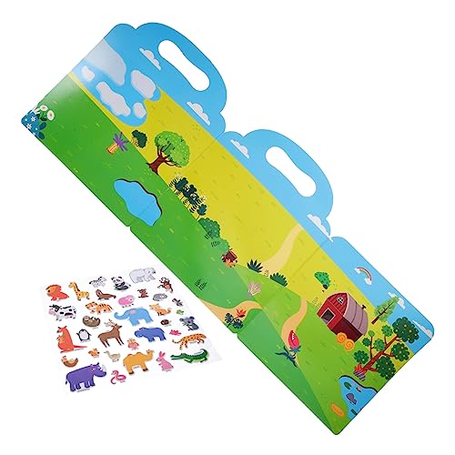 COSMEVIVI 1 Satz Aufkleber für Kleinkinder 2-4 Jahre lustiges Stickerbuch Lernspielzeug Aufkleberbuch kinderbeschäftigung stickerheft Kinder Stickerbücher Kinder DIY Aufkleber Papier von COSMEVIVI