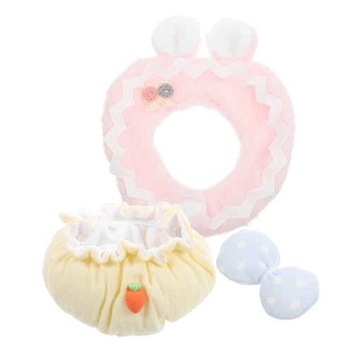 COSMEVIVI 1 Satz Babykleidungsset Tragen Ausgestopft Plüsch Hase Bärenpuppen-Outfits Dekorative Puppenkleidung Zurückhalten Bär Liefert Bären-Outfits Baumwolle Colorful von COSMEVIVI