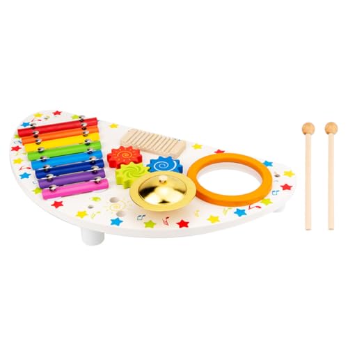 COSMEVIVI Xylophon Für Babys Musikalisches Montessori Instrument Für Kleinkinder Percussion Zur Musikalischen Frühförderung Lernspielzeug Für Ab 1 Jahr von COSMEVIVI