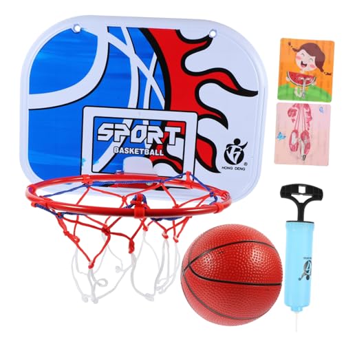 COSMEVIVI 1 Satz Basketballspielzeug Für Die Wand Kinder-basketballkorb Im Freien Spielzeug Für Draußen Wand-Mini-Reifen Tür-Basketball-Board Basketballkorb Zum Aufhängen An Der Wand Blue von COSMEVIVI