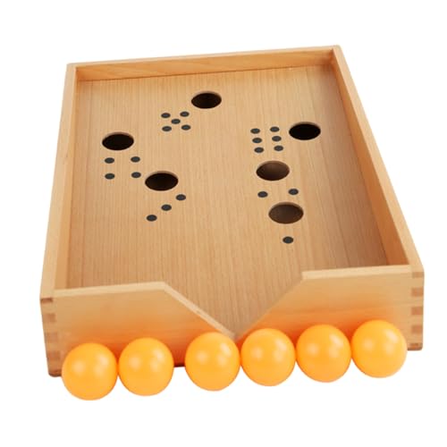 COSMEVIVI 1 Satz Blas Box Schnelles Sling-Puck-Spiel Tischtennis Spielzeug Schwimmendes Spielzeug Fußballspielzeug Für Kinder Entwicklungsspielzeug Tisch-Desktop-Kampf Lernspielzeug Hölzern von COSMEVIVI