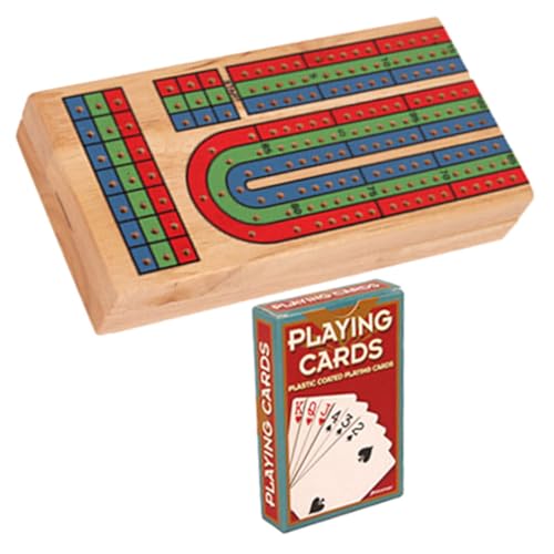 COSMEVIVI 1 Satz Cribbage-brettspiel Schachbrett Wiederverwendbares Krippenbrett Tisch-Cribbage-Board Spielbrett Aus Massivem Holz Tischspiele Krippenbrett Aus Holz Hölzern von COSMEVIVI