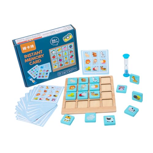 COSMEVIVI 1 Satz Gedächtnisschach Lernspielzeug Für Kinder Sofortiges Gedächtnisspielzeug Desktop-Spielzeug Puzzle-Spielzeug Interaktives Eltern-Kind-Spielzeug Lernspielzeug Aus Holz Hölzern von COSMEVIVI