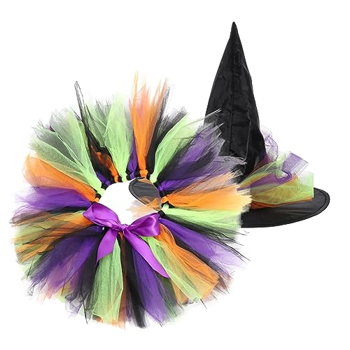 COSMEVIVI 1 Satz Halloween- -Kinderrockanzug bequemes Kinderkostüm Halloween-Accessoire halloween costume halloween kleidung Halloween-Versorgung tragbare Hexenkleidung Polyester von COSMEVIVI