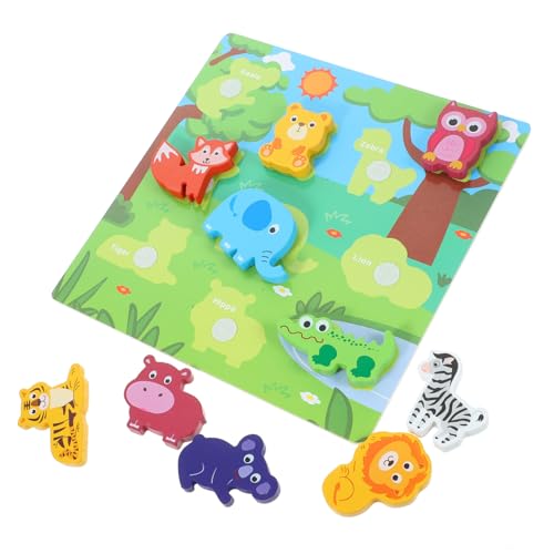 COSMEVIVI 1 Satz Kinder lernspiel Kinder Puzzle zabawki stymulujące rozwój für Kinder holzbauklötze Lernspielzeug für Jungen und Mädchen Kinderspielzeug aus Holz von COSMEVIVI