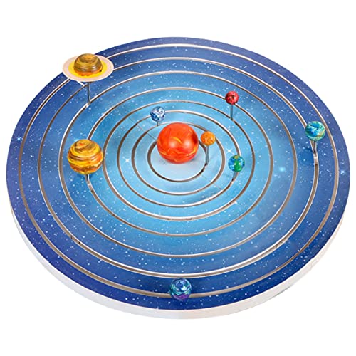 COSMEVIVI 1 Satz Leeres Planetenmodell Spielzeug Für Das Sonnensystem Sonnensystem-Puzzle-Spielzeug Solarsystem-kit Spielzeug Für Kinder Kinderspielzeug Kinder Malen Spielzeug Plastik Weiß von COSMEVIVI