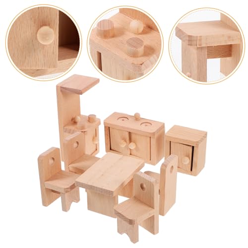 COSMEVIVI 1 Satz Puppenhausmöbel Aus Minimöbel Für Kinder Ideales Spielzeug Für Rollenspiele Puppenhausmöbel Set Für Kreative Entfaltung Perfekt Für Jungen Und ädchen von COSMEVIVI