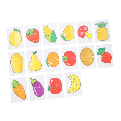 COSMEVIVI 1 Satz Puzzlekarten Puzzlekleber Puzzle Sortierschalen Spielzeuge Karten Für Kleinkinder Interessante Karten Lernkarte Für Kleinkinder Lernspielkarten Tragbare Spielkarten Papier von COSMEVIVI