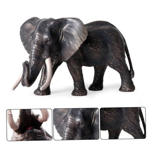 COSMEVIVI 1 Set 4 Stück Tiermodell Kinderspielzeug Tierspielzeug Kinderspielzeug Elefantenfigur Modell Elefanten Spielzeug Afrikanischer Elefant Familie Kinderspielzeug Kinderspielzeug von COSMEVIVI