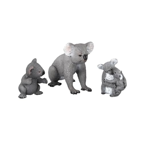 COSMEVIVI 1 Set 5 Stück Koala Modell Spielzeug Koala Ornament Für Mini Realistisches Koala Spielzeug Koala Dekoration Kreatives Koala Ornament Realistischer Koala Der Baum von COSMEVIVI