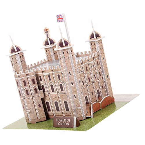 COSMEVIVI 1 Set Berühmter Architektur 3D -Puzzle -Spielzeug Kinder Erwachsene Lustige 3D -Puzzle London Tower Puzzle von COSMEVIVI