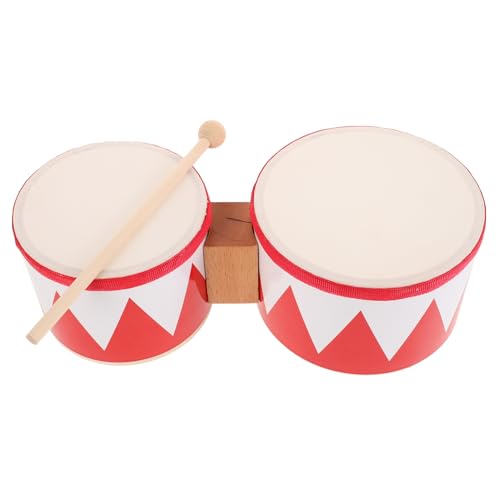 COSMEVIVI 1 Set Bongo Trommel, Marschtrommel, Kleine Trommel, Kindertrommel, Bongos Für Kinder, Spielzeug Schnelle Trommel, Babytrommel, Baby Musikspielzeug, Kinderinstrumente, von COSMEVIVI