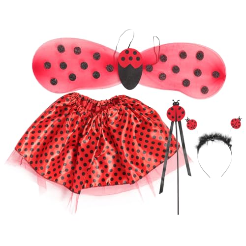 COSMEVIVI Ladybug Deko 1 Set Dress up Für Mädchenkostüm Spa Stirnband Damenkleid Für Bienenkostüm Kinderkostüm Haarspangen Für Frauen von COSMEVIVI