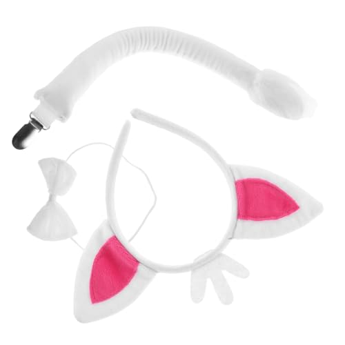 COSMEVIVI 1 Set Fuchs Stirnband Ornamente Für Stirnbänder Kopfband Fuchsschwanz Kostüm Tierkostüme Tierohren Haarband Fuchsohren Für Frauen Fuchs Geburtstagsdekorationen von COSMEVIVI