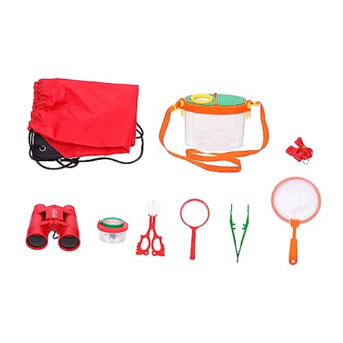 COSMEVIVI 1 Set Insekten Beobachtungsbox Outdoor Spielzeug Outdoor Spielset Kinder Abenteuer Set Erkundung Lebewesenkäfig Beobachtungsfass Insektenfass Wissenschaftsspielzeug von COSMEVIVI