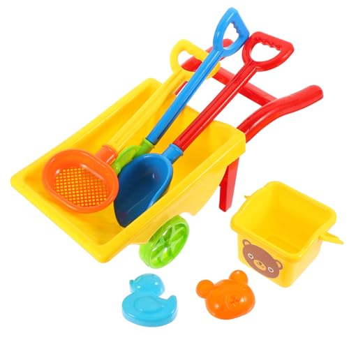 COSMEVIVI 1 Set Kinder Sandspielzeug Set Mit Faltbarem Eimer Sandschaufel Und Fahrzeugen Für Den Strand Langlebiges Und Praktisches Spielzeug Für Kinder Im Freien Ideal Für Sandburgen Und von COSMEVIVI