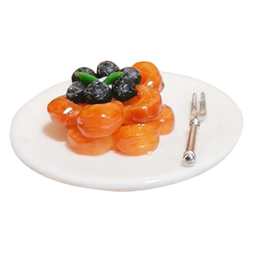 COSMEVIVI 1 Set Mini Obstdesserts, Spielzeug Zum Vortäuschen Von Essen, Mini Dessert Modell, Mini , Küchenzubehör, Künstliche Lebensmittel Requisite, Lebensmittel Requisiten , Mini , von COSMEVIVI