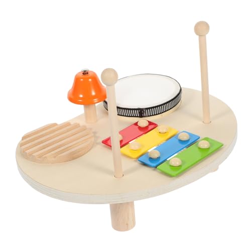 COSMEVIVI 1 Set Musikinstrument Pädagogisches Hölzernes Percussion-Trommel-xylophon Für Kinder von COSMEVIVI