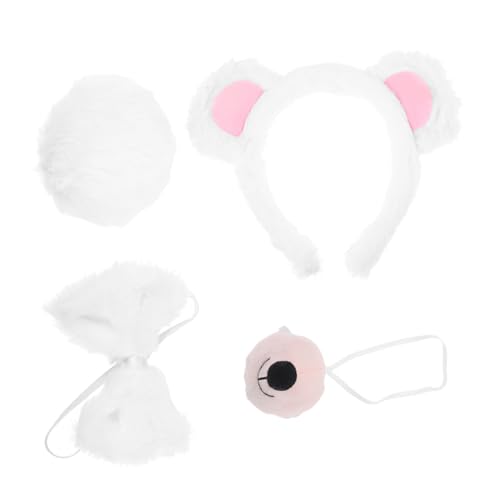 COSMEVIVI 1 Set Stirnband Zubehör Bärenohren Stirnband Tierbären Kostüm Cosplay Bärenkostüm Tierohren Stirnband Ohr Stirnband Süßes Bären Kostüm Zubehör Niedliches Ohr Stirnband von COSMEVIVI