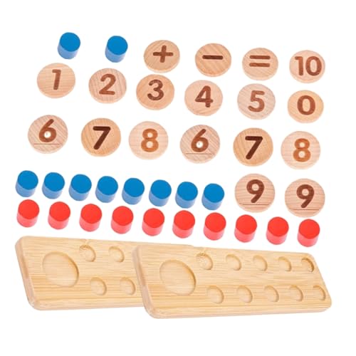 COSMEVIVI 1 Set Zählspielzeug, Lernspielzeug Für Kinder, Zahlen, Kognitives Spielzeug, Lehrmittel Für Mathematik, Spielzeug Für Die Früherziehung, Werkzeuge Für Die Früherziehung, von COSMEVIVI