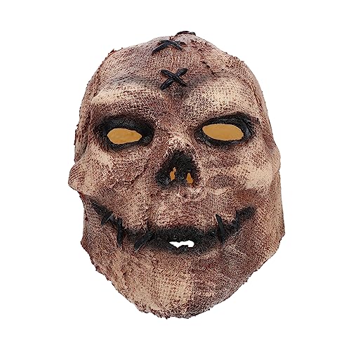 COSMEVIVI 1 Stück Halloween Kostüm Party Maske Vogelscheuche Maske Party Gruselige Cosplay Gesichtsmaske von COSMEVIVI