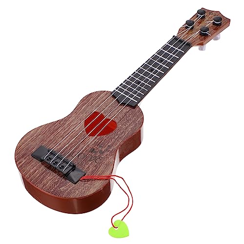 COSMEVIVI 1pc Simulierte Ukulele Spielzeug für Jungen und Mädchen Mini Gitarre für Kinder Frühe Bildung Musical Instrument von COSMEVIVI