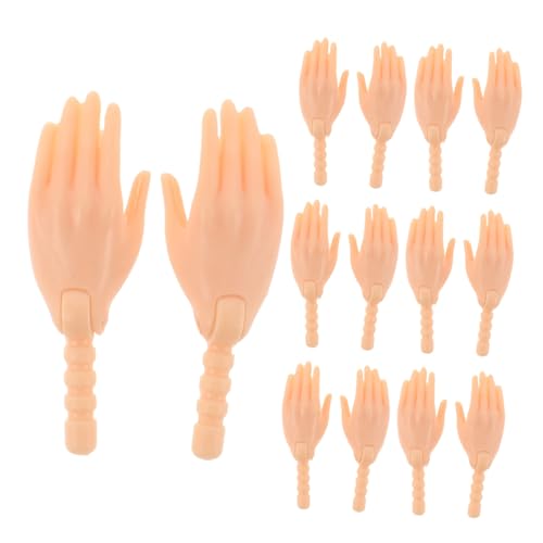 COSMEVIVI 10 Stück Puppengelenk Zubehör Spielzeug Puppengelenke Hand Miniatur Bjd Puppenhände Winzige Puppenhand Puppenherstellungszubehör Mini Realistische Hand Realistische Bjd von COSMEVIVI