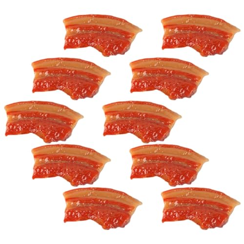 COSMEVIVI 10 Stück Simuliertes Schweinebauchfleisch Spielzeug, Gefälschtes Lebensmittelspielzeug, Simulationsfleisch Spielzeug, Foto Requisiten, Küchen Requisiten , Kleines Gefälschtes COSMEVIVI 10 Stück Simuliertes Schweinebauchfleisch Spielzeug, Gefälschtes Lebensmittelspielzeug, Simulationsfleisch Spielzeug, Foto Requisiten, Küchen Requisiten , Kleines Gefälschtes von COSMEVIVI