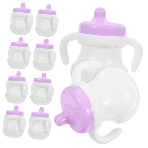 COSMEVIVI 10St Babyflasche kindertagsgeschenke kindertag für kindertag Lernspielzeug Spielzeug Babypuppenflaschen für Kinder Gefälligkeiten für die Babyparty Plastik von COSMEVIVI