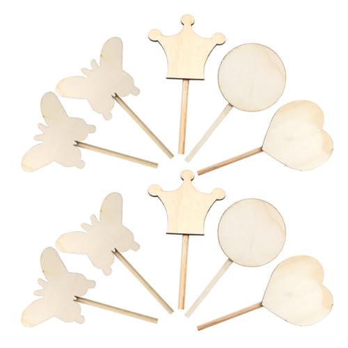 COSMEVIVI 10St Zauberstab Feenstäbe selber Machen Feenstab Leere Feenstäbe Spielzeug für Kinder kinderspielzeug dekoringe Kid Toys Party-Fee-Zauberstäbe unfertige Feenstäbe hölzern Beige von COSMEVIVI