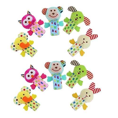 COSMEVIVI 10st Kinder Fingerpuppen Zoopuppen Für Kinder Bauernhof-lernpuppen Märchenpuppe Plüsch Chinesische Tierkreiszeichen Familie Fingerpuppen Tierisches Fingerspielzeug Tiere Spielzeug von COSMEVIVI