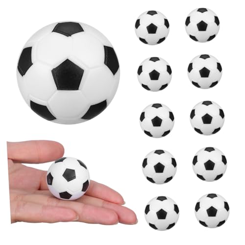 COSMEVIVI 12 STK Tischfussball Tischfußball Fußballzubehör Fußballspiel für Erwachsene Freizeitball klein Desktop-Fußball Mini fußball Fußballspielzeug Bälle für Tischkicker Mini-Fußball Abs von COSMEVIVI