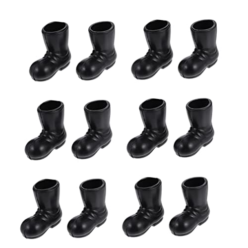 COSMEVIVI 12St Weihnachts Stiefel Modell Puppenstiefel Spielzeug Weihnachtsmann Figur Dekorative Weihnachtsstiefel Weihnachtsstiefel-Set Regenstiefel DIY weihnachtshandwerk Weihnachtsbedarf von COSMEVIVI