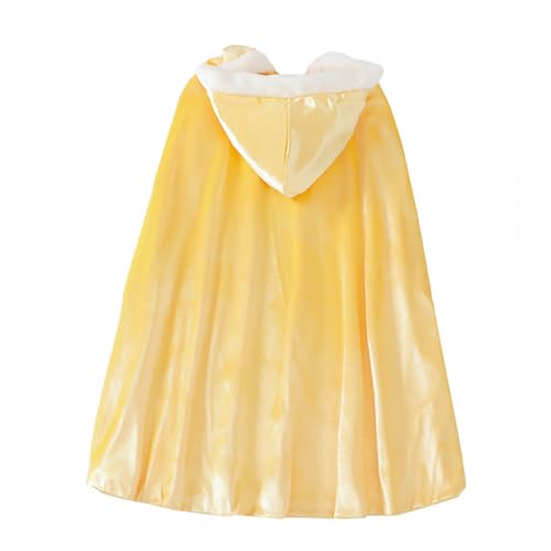 COSMEVIVI 1stk Umhang Für Kinder Cosplay-Outfits Kostüme Für Mädchen Kindermantel Kinderkostüm Kinder-Outfits Kinderkleidung Kleider Für Kinder Maskeradekostüm Kinderkleider Baumwolle Yellow von COSMEVIVI