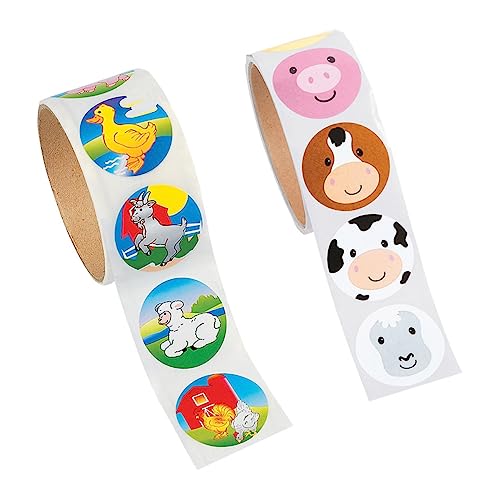 COSMEVIVI 2 Rolle Aufkleber klebesticker Cute Sticker Stickers aufklebebuchstaben Wand polsterung Sticker lustig Kinderzimmer Dekoration Funny Sticker Klebeetiketten wandverkleidung stickern von COSMEVIVI