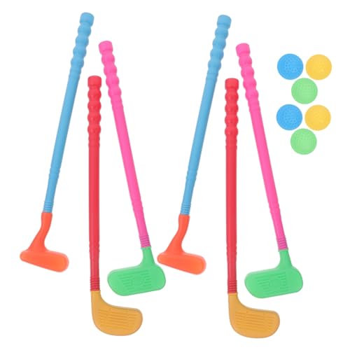 COSMEVIVI 2 Sätze Golfclubs Kinder Verstellbarer Golfschläger Golfsport-Spielzeug Golfspieler Kuschelgolf outdoorspielzeug Outdoor Spielzeug Golf passt Spielzeug Golfspiel Spielzeug Plastik von COSMEVIVI