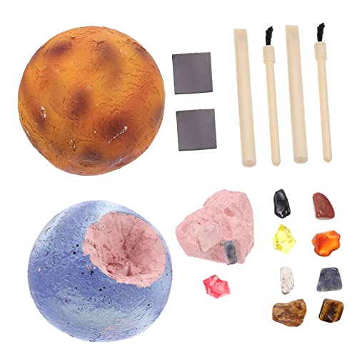 COSMEVIVI 2 Sätze für Planetenarchäologie für kinderspielzeug Geduldspielzeug Educational Toys Kid Toys Archäologisches Erkundungsspielzeug Gips von COSMEVIVI