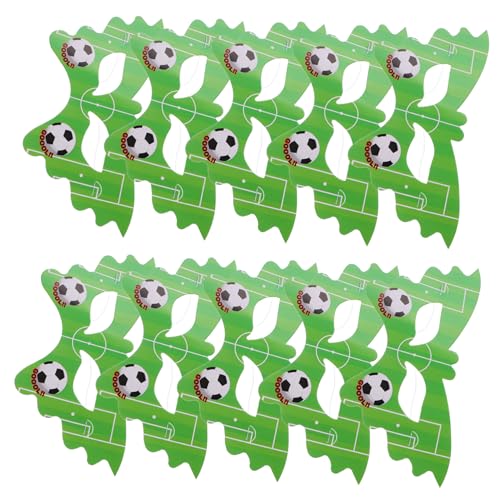 COSMEVIVI 20 Stück Fußball Motto Masken Fußball Brillen Fußball Motto Masken Kinder Fußball Party Masken Fußball Fotoautomaten Requisiten Fußball Partygeschenke Fußball Party Brillen von COSMEVIVI