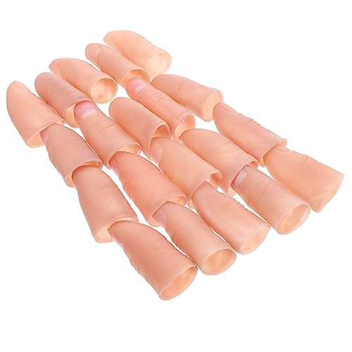 COSMEVIVI 20 Stück Kreative Fingerabdeckungen Für Zaubertricks Interessante Fingerbett Requisiten Für Und Unterhaltung Ideal Für Kleine Finger Und Fingerhülsen von COSMEVIVI