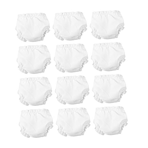 COSMEVIVI Puppenunterhosen Puppenkleidung Zubehör Für Puppen Ideal Für Waschbare Mini Unterhosen Taille 7cm Breite 3cm Perfekt Für Rollenspiele Und Puppenpflege von COSMEVIVI