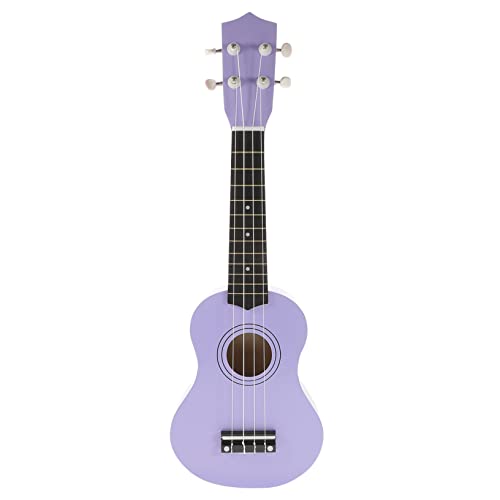 COSMEVIVI 21 Simulierte Gitarre Kinderspielzeug Musikalische Ukulele-Gitarre Anfänger Ukulele Kindergitarre Ukulele Für Anfänger Bunte Gitarre Für Anfänger Kinder Gitarre Violett Bambus von COSMEVIVI