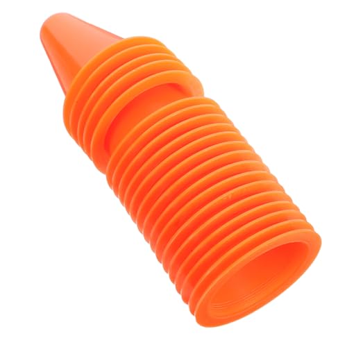 COSMEVIVI 25st Eislaufhindernisse Fußballkegel Sporttrainingskegel Trainingsmarkierungskegel Rollschuhkegel Basketball-übungshütchen Mini-sportkegel Fußball-trainingskegel Plastik Orange von COSMEVIVI