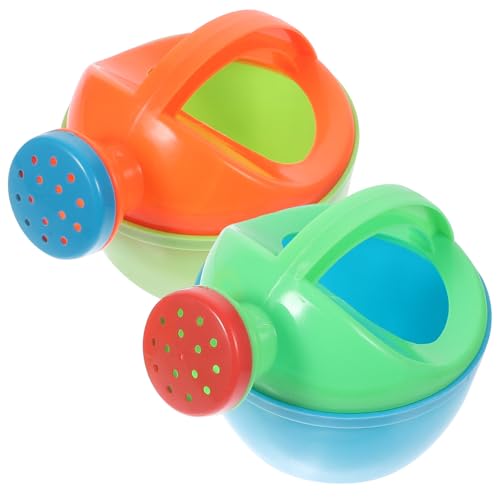 COSMEVIVI Kinder Badewanne 2st Gießkanne Für Giesskanne Kindergiesßkanne Strand Spielzeuge Kinderzimmer Set Bad Sprinkler Pädagogisches Plastik Badespielzeug Badewanne von COSMEVIVI