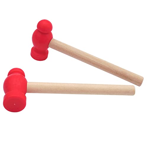 COSMEVIVI Pädagogisches Jungen & Mädchen Spielzeug Hammer Mini Holzhammer für Kleinkinder Baby Hammer Spielzeug Jungen & Mädchen Holzspielzeug Set von COSMEVIVI