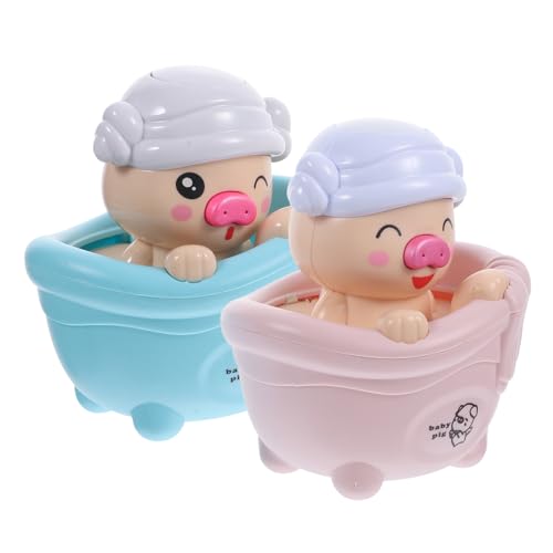 COSMEVIVI 2pcs Cartoon Kinder Kleinkind Bad Spielzeug Schwimmen Pool Badewanne Spielzeug Baby Dusche von COSMEVIVI