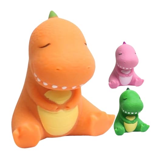 COSMEVIVI 3 Stück Pinch Music Kindersand Kinder Stressball Partygeschenke Quetsch Dinosaurier Schöne Quetschbälle Dehnbarer Dinosaurier von COSMEVIVI